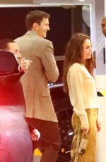 MILA KUNIS and Ashton Kutcher Arrives at Soho House for Lunch 01/15/2025