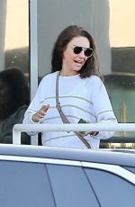 MILA KUNIS Stops by Starbucks in Studio City 01/11/2025