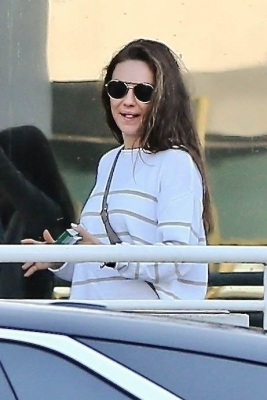 MILA KUNIS Stops by Starbucks in Studio City 01/11/2025