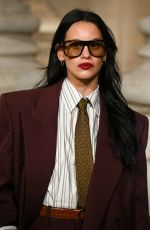 MILENA SMIT at Saint Laurent Menswear Fall-Winter 2025/2026 Show at Paris Fashion Week 01/28/2025