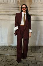 MILENA SMIT at Saint Laurent Menswear Fall-Winter 2025/2026 Show at Paris Fashion Week 01/28/2025