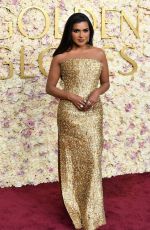 MINDY KALING at 82nd Annual Golden Globes Awards in Beverly Hills 01/05/2025