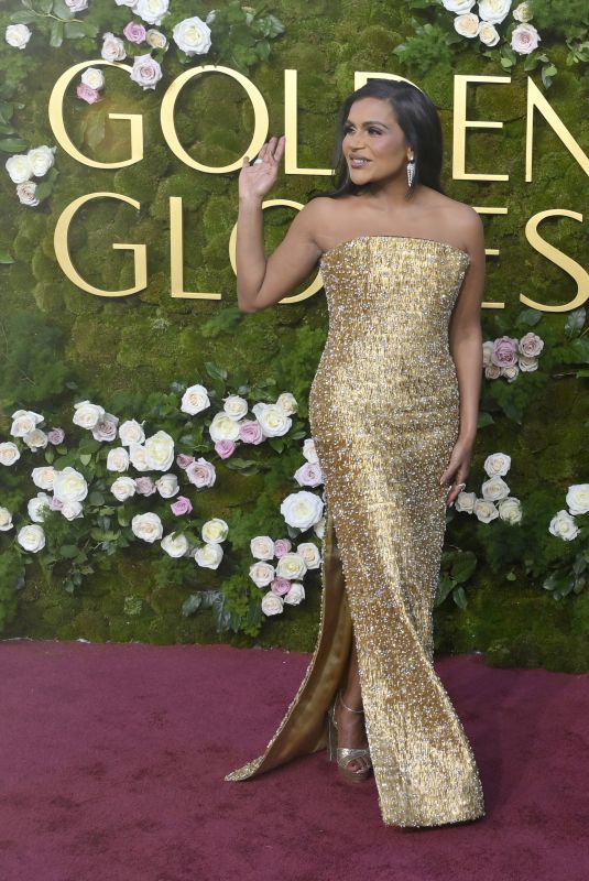 MINDY KALING at 82nd Annual Golden Globes Awards in Beverly Hills 01/05/2025