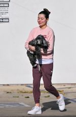 MIRANDA COSGROVE and Her Pup Penelope Visit The Vet 01/21/2025
