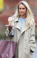 MOLLY MAE HAGUE Leaves Her Office with a Coffee from Gail
