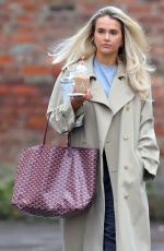 MOLLY MAE HAGUE Leaves Her Office with a Coffee from Gail