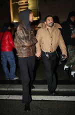 MONA TOUGAARD Holds Hands with a Mystery Man After Dinner at LouLou in Paris 01/26/2025
