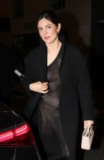 MONICA BARBARO Leaves a Dinner in Paris 01/15/2025