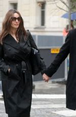 MONICA BELLUCCI and Tim Burton Out in Paris 01/26/2025