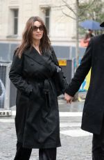 MONICA BELLUCCI and Tim Burton Out in Paris 01/26/2025