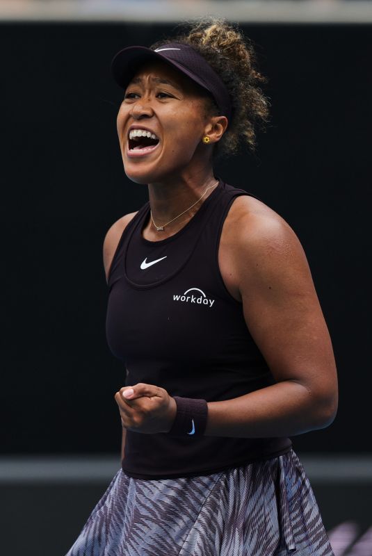 NAOMI OSAKA at Australian Open - Day 4 in Melbourne 01/15/2025