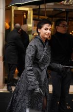 NAOMI SCOTT Leaves Her Hotel in Paris 01/26/2025