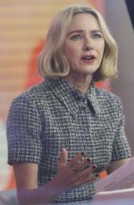 NAOMI WATTS at Today Show in New York 01/21/2025