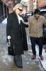 NAOMI WATTS Heading to Drew Barrymore Show in New York City 01/22/2025