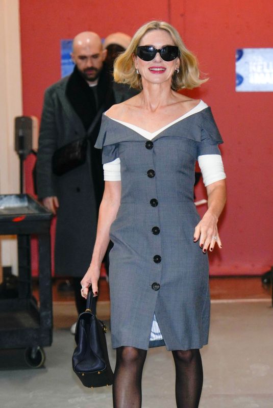 NAOMI WATTS Leaves ABC Television Network Studios in New York City 01/21/2025