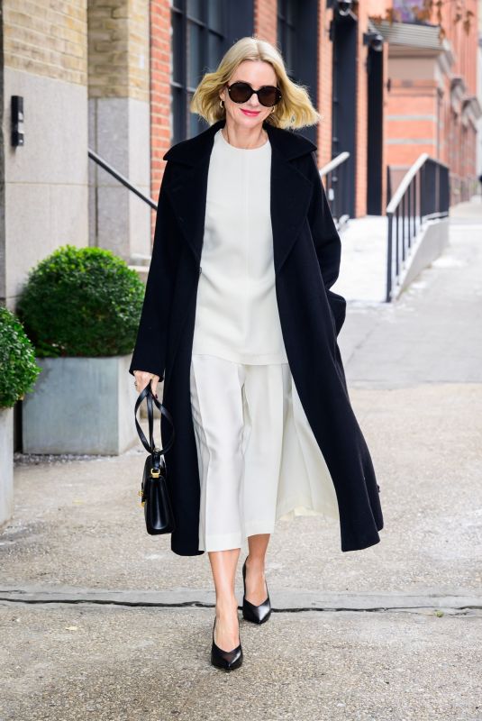 NAOMI WATTS Made Her Way Across Icy Streets in New York 01/23/2025
