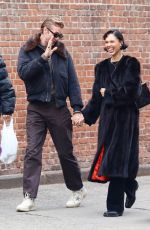 NARA SMITH and Lucky Blue Out in New York City 01/16/2025