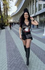 NATASHA BLASICK Arrives at NAMM 2025 in Anaheim 01/23/2025