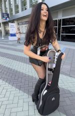 NATASHA BLASICK Arrives at NAMM 2025 in Anaheim 01/23/2025