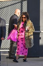 NICOLE BYER Arrives at Jimmy Kimmel Live to Promotes Why Won