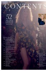 NICOLE KIDMAN in Marie Claire Australia, February 2025