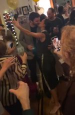 NICOLE SCHERZINGER Welcomed New Year with Her Fiance Thom Evans in New York 01/01/2025