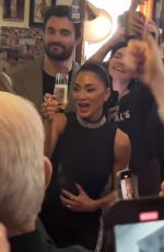 NICOLE SCHERZINGER Welcomed New Year with Her Fiance Thom Evans in New York 01/01/2025