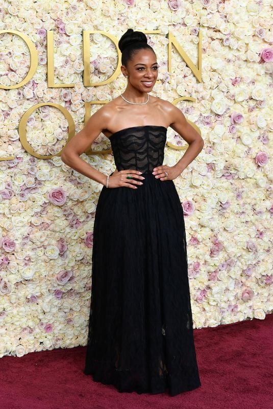 NISCHELLE TURNER at 82nd Annual Golden Globes Awards in Beverly Hills 01/05/2025