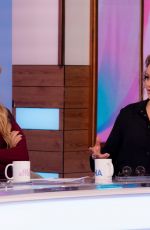 OLIVIA ATTWOOD and NADIA SAWALHA at Loose Women TV Show in London 01/24/2025