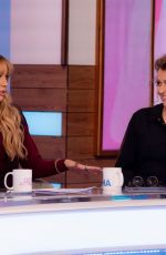 OLIVIA ATTWOOD and NADIA SAWALHA at Loose Women TV Show in London 01/24/2025