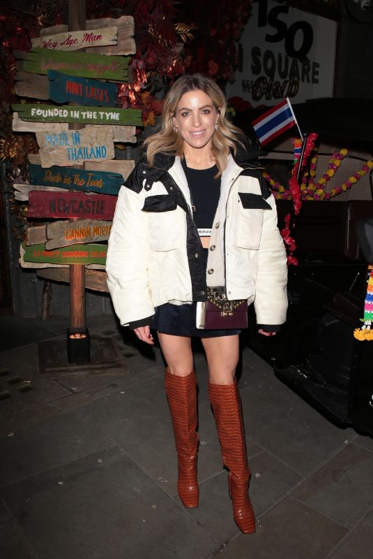 OLIVIA COX Arrives at Geordie Shore Event at Thai Square in London 01/07/2025