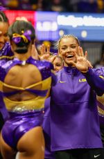OLIVIA DUNNE at Florida v LSU Gymnastics Meet in Baton Rouge 01/17/2025