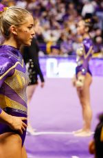 OLIVIA DUNNE at Florida v LSU Gymnastics Meet in Baton Rouge 01/17/2025