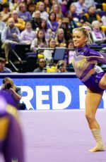 OLIVIA DUNNE at Florida v LSU Gymnastics Meet in Baton Rouge 01/17/2025