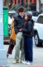 OLIVIA RODRIGO and Her Boyfriend Louis Partridge Out in New York City 01/17/2025