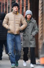 OLIVIA RODRIGO and Louis Partridge Out in New York 01/15/2025