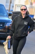 OLIVIA WILDE Arrives at a Gym in Los Angeles 01/06/2025