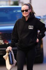 OLIVIA WILDE Arrives at a Gym in Los Angeles 01/06/2025
