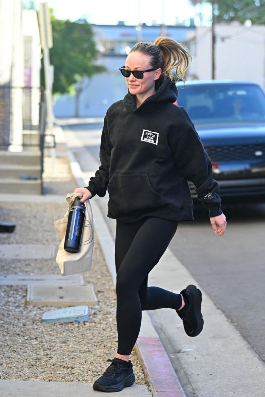 OLIVIA WILDE Arrives at a Gym in Los Angeles 01/06/2025