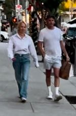 PAMELA ANDERSON and Rumored Boyfriend Shop at Erewhon in Beverly Hills 01/10/2025