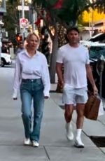 PAMELA ANDERSON and Rumored Boyfriend Shop at Erewhon in Beverly Hills 01/10/2025