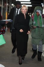 PAMELA ANDERSON Arrives at a Q&A for The Last Showgirl at AMC in New York 01/08/2025