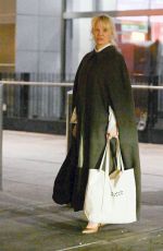 PAMELA ANDERSON Arrives at JFK Airport in New York 01/07/2025