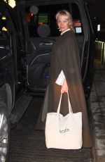 PAMELA ANDERSON Arrives at JFK Airport in New York 01/07/2025