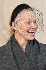 PAMELA ANDERSON at Christian Dior Haute Couture Show at Paris Fashion Week 01/27/2025