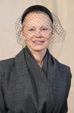 PAMELA ANDERSON at Christian Dior Haute Couture Show at Paris Fashion Week 01/27/2025
