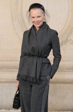 PAMELA ANDERSON at Christian Dior Haute Couture Show at Paris Fashion Week 01/27/2025