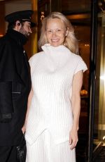 PAMELA ANDERSON Night Out at Paris Fashion Week 01/26/2025