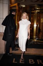 PAMELA ANDERSON Night Out at Paris Fashion Week 01/26/2025