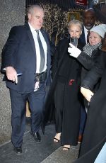 PAMELA ANDERSON Promotes The Last Showgirl at Late Night with Seth Meyers in New York 01/08/2025